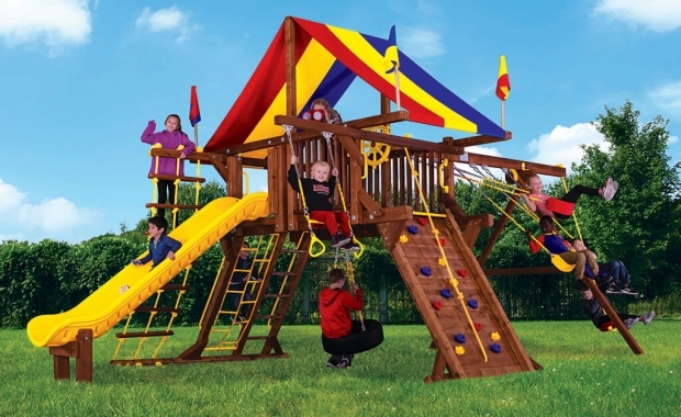 17D) Rainbow Super Castle Pkg II Loaded | Rainbow Midwest